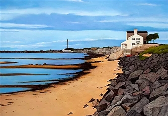 Installation view of Lance Walker exhibition at Cape Cod Museum of Art.