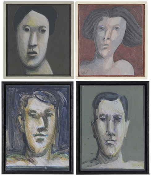 Robert Gordy | Four Portraits (1962 - 1964) | MutualArt