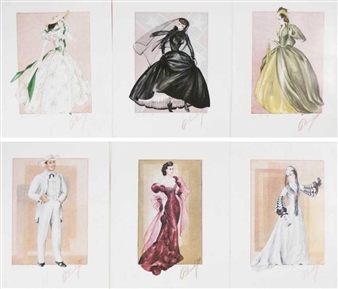 6 Works: Costume Designs for Gone With The Wind - Walter Plunkett