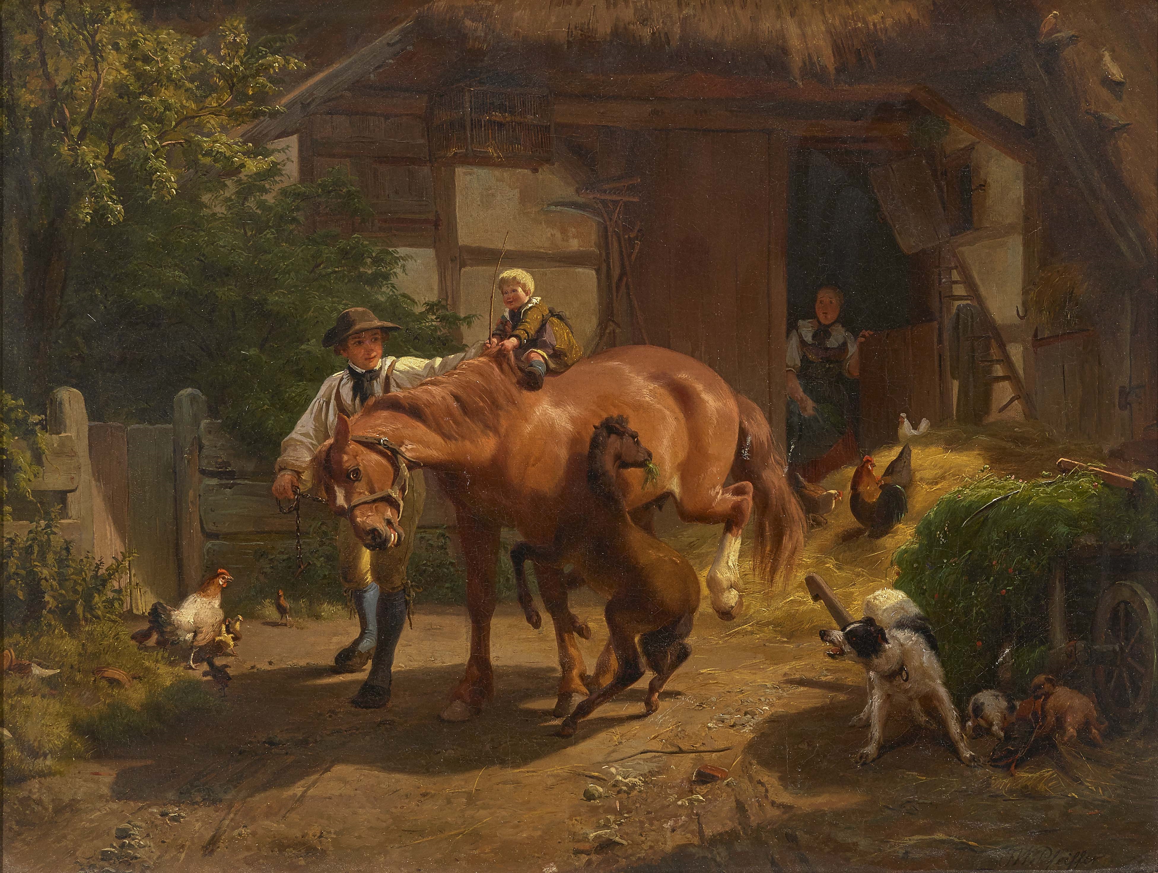 The First Ride by Wilhelm Pfeiffer