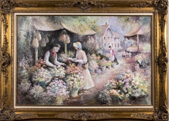 Flower Market - George Bjorkland