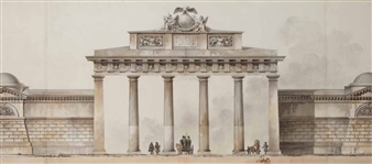 Giacomo Quarenghi: Progetti architettonici - Gallerie dell'Accademia, Venice
