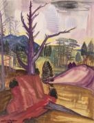 Paysage mauve by André Maire, 1950