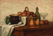 Nature morte aux pommes by Armand Guillaumin, 1879