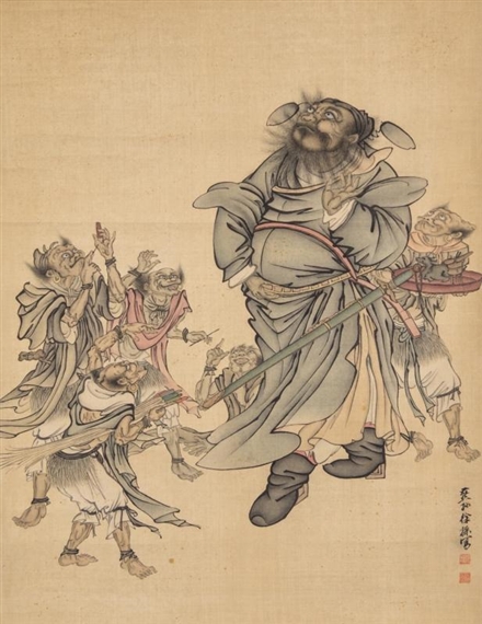 Hanging Scroll by Xu Cao
