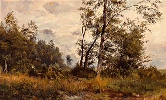 Herbstliche Landschaft - Otto Viktor Frölicher