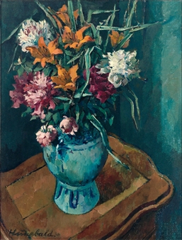 Bunter Blumenstrauß, sonnig beleuchtet - Hans Hunnebald