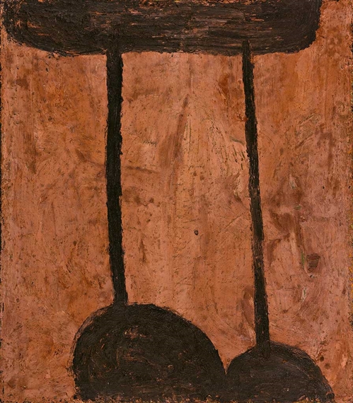 Farbfeld in Brauntönen by Richard Bösch, 1996