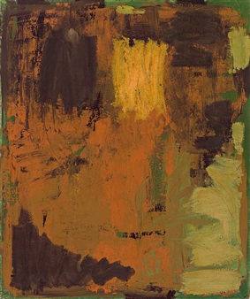 Farbfeld in Erdfarben - Richard Bösch