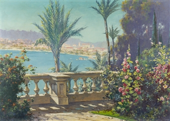 "Santa Barbara from Solana" - Clarkson Dye