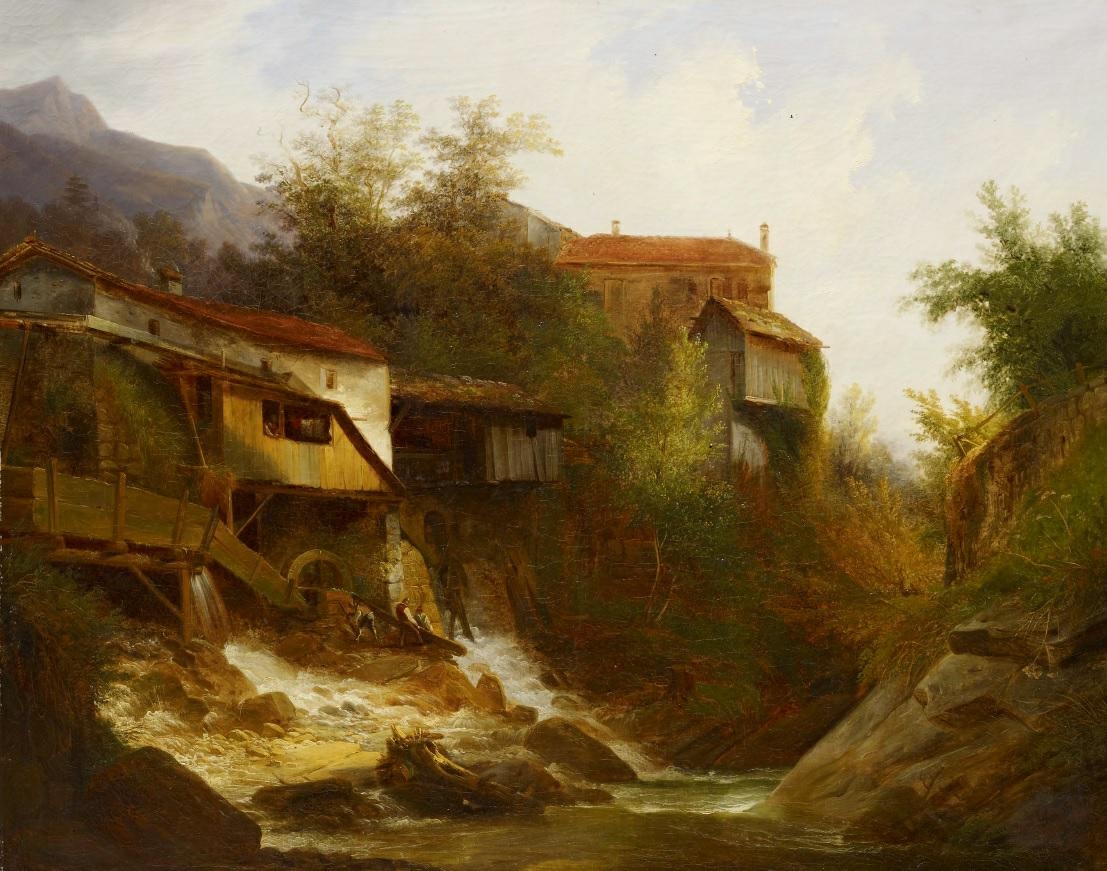 François Diday | Le vieux Moulin de Montreux | MutualArt