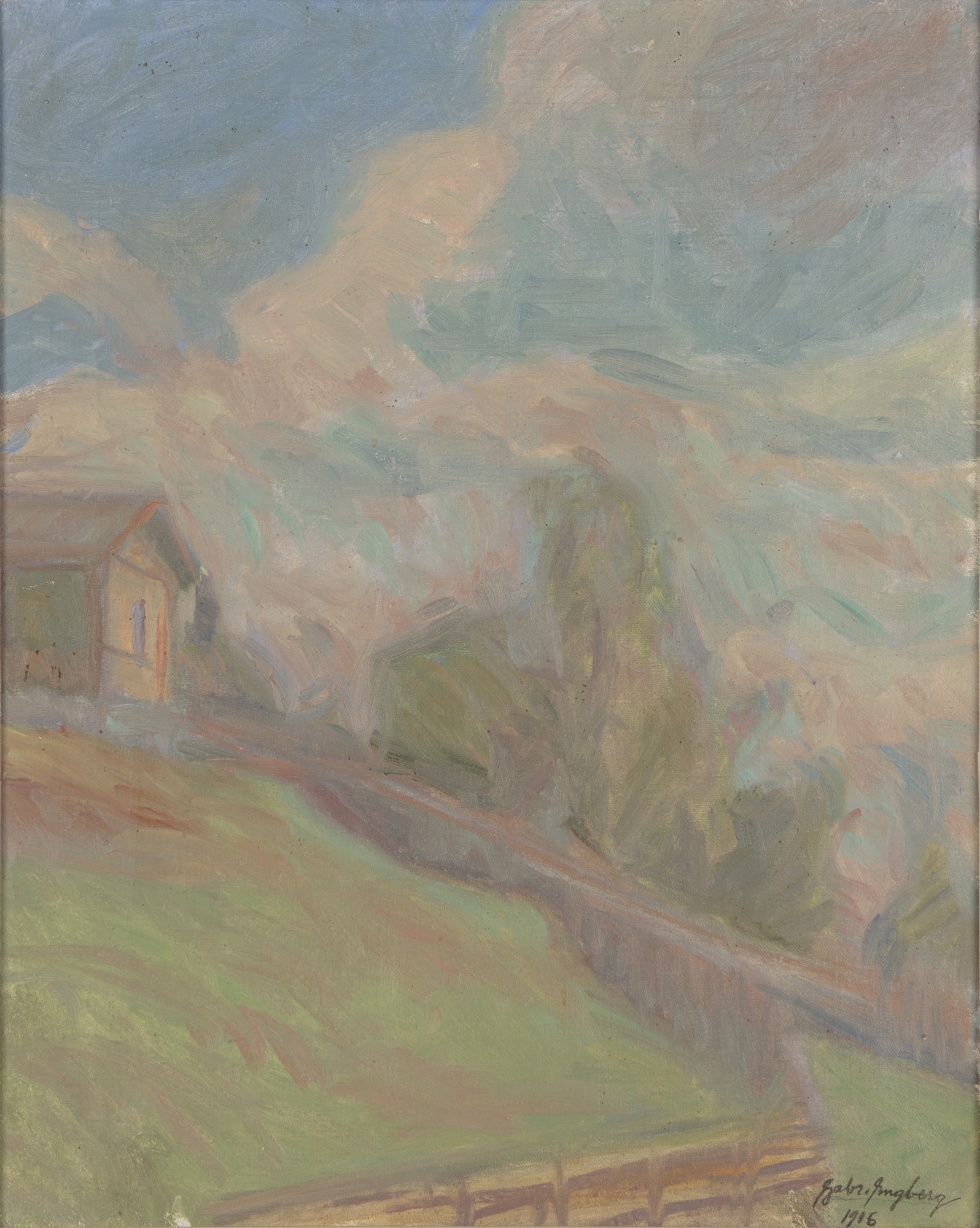 Landscape by Gabriel Engberg, 1916