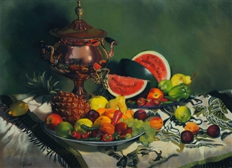 Samovar and Mixed Fruit - Christine Russell