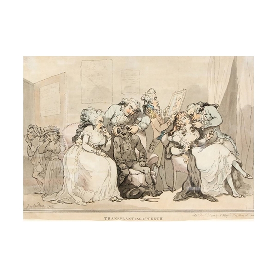 Rowlandson Thomas | satirical Georgian caricature (1787) | Artwork ...