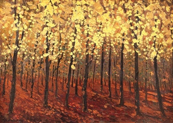 Toamna în pădure - Ion Dobosariu