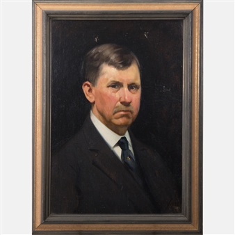 Portrait of Frank Duvenak - Herman H. Wessel
