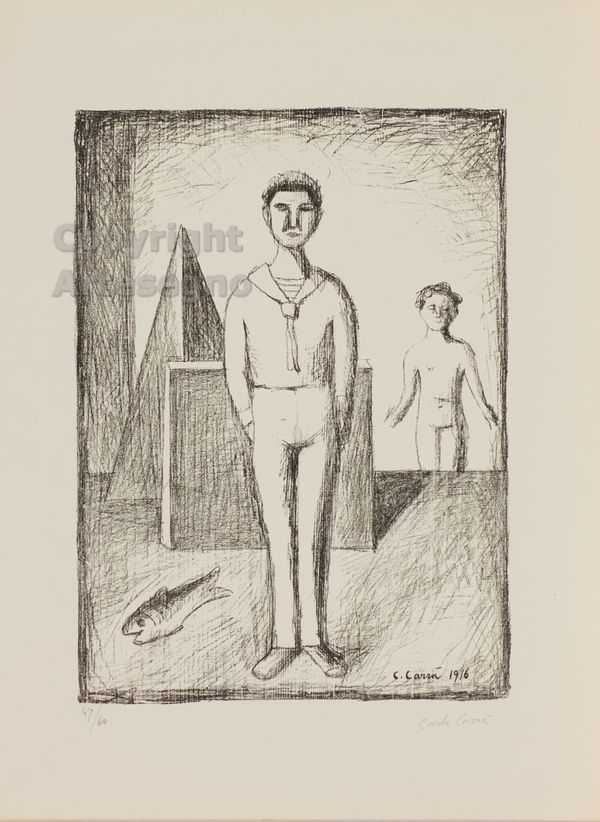 Mio Figlio by Carlo Carrà, 1949