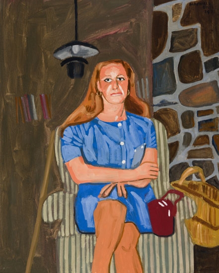 Portrait of Eleanor Friedman by Maxwell Bennett Bates, 1971