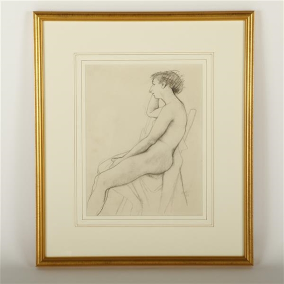 Female nude figure study - Ruben Eshkanian