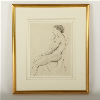 Female nude figure study - Ruben Eshkanian