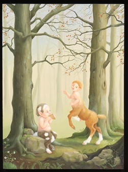 Faun met panfluit - Suzanne Visser