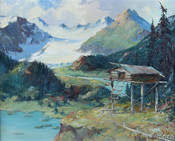 Harvey Goodale | Portage Glacier and Cache | MutualArt