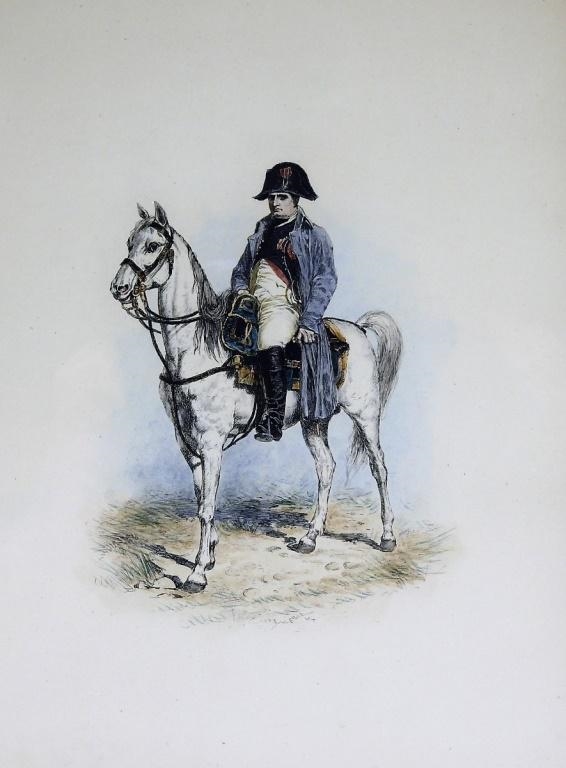 French School, 19th Century | Colored Engraving of Napoleon | MutualArt