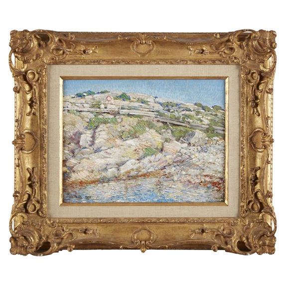 THE WALK AROUND THE ISLAND by Childe Hassam