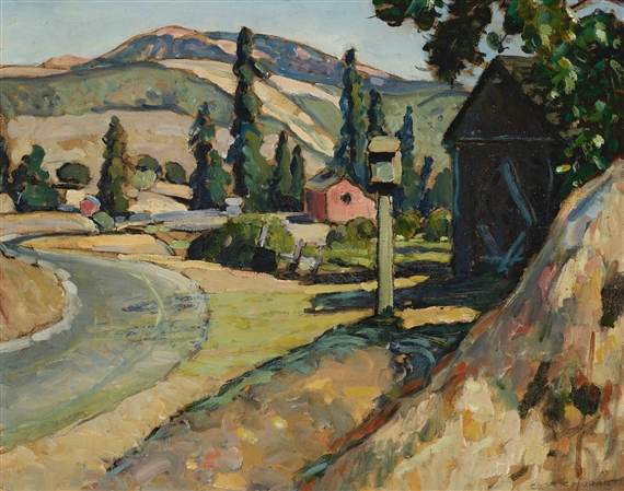 La Honda Hills (Santa Cruz Mountains) by Clark Hobart, circa 1930