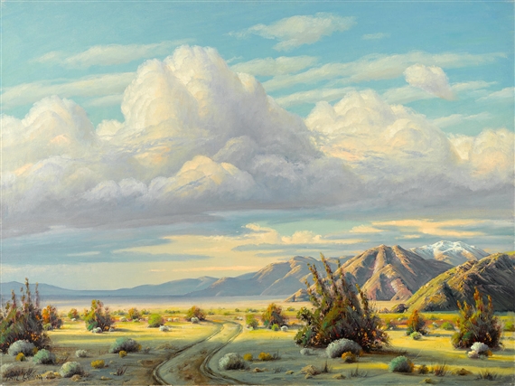 Cumulus over Desert by Paul Grimm, 1963