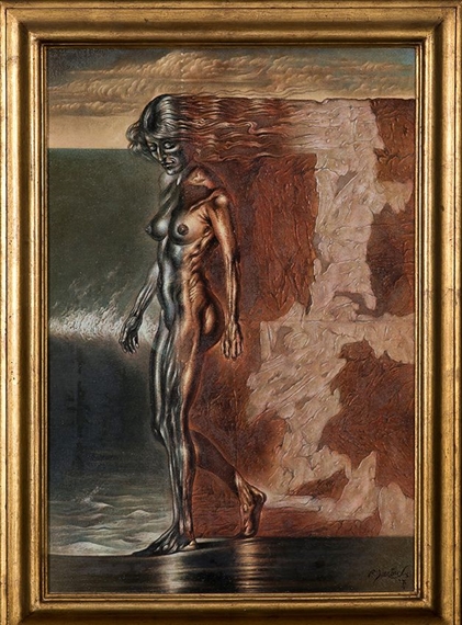 Saliendo del muro by José Parades Jardiel, 1981