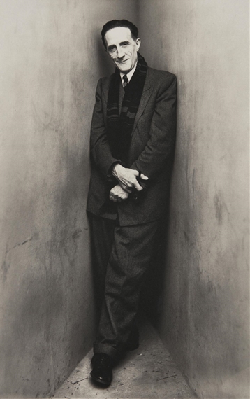 Marcel Duchamp, New York, April 30 by Irving Penn, 1948, printed 1979.
