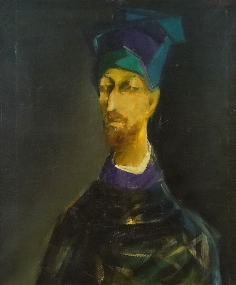 "L'homme en bleu" by Mircea Ciobanu
