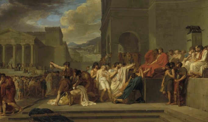 Brutus condemning his sons by Guillaume Guillon-Lethière