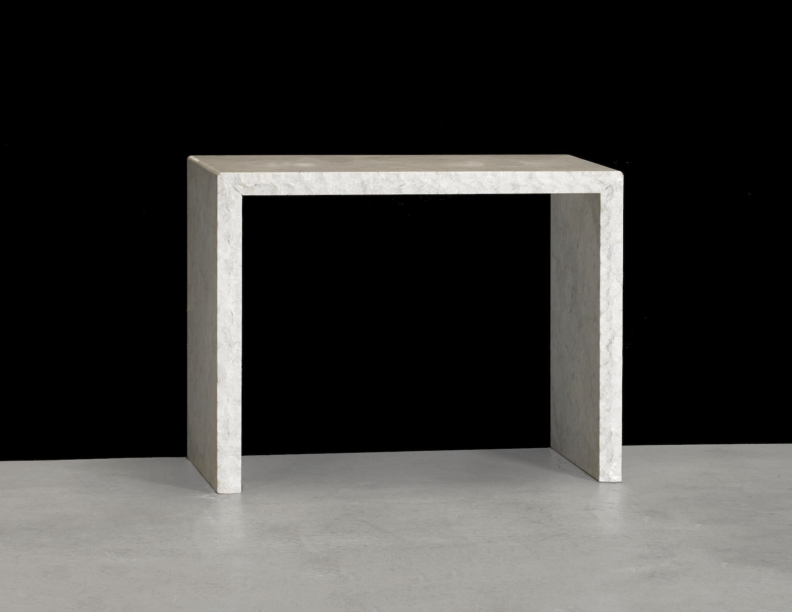 John Dickinson Custom Quarry Edge Console Table MutualArt