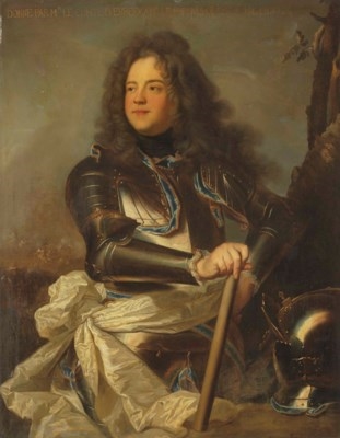 Portrait of the young King Louis XIV in coronation robes by Henri