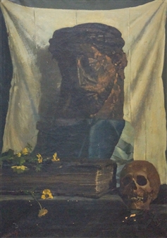 Vanitas stilleven - Lucas Verkoren