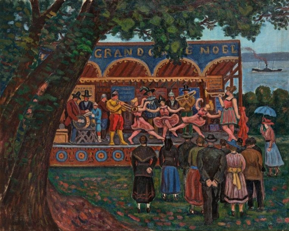 Parade foraine by Henri Liénard de Saint-Délis