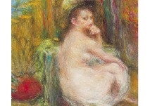 Nude by dressing table by Torii Kiyonaga