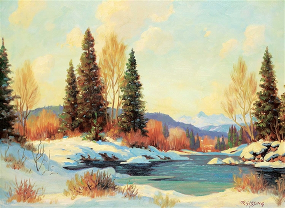 Untitled - A Hint of Spring by Roland Gissing