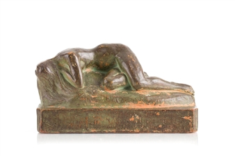 Lying Female Nude - Waclaw Bebnowski