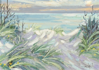 Coastal scenery with dunes - Carsten von Würden