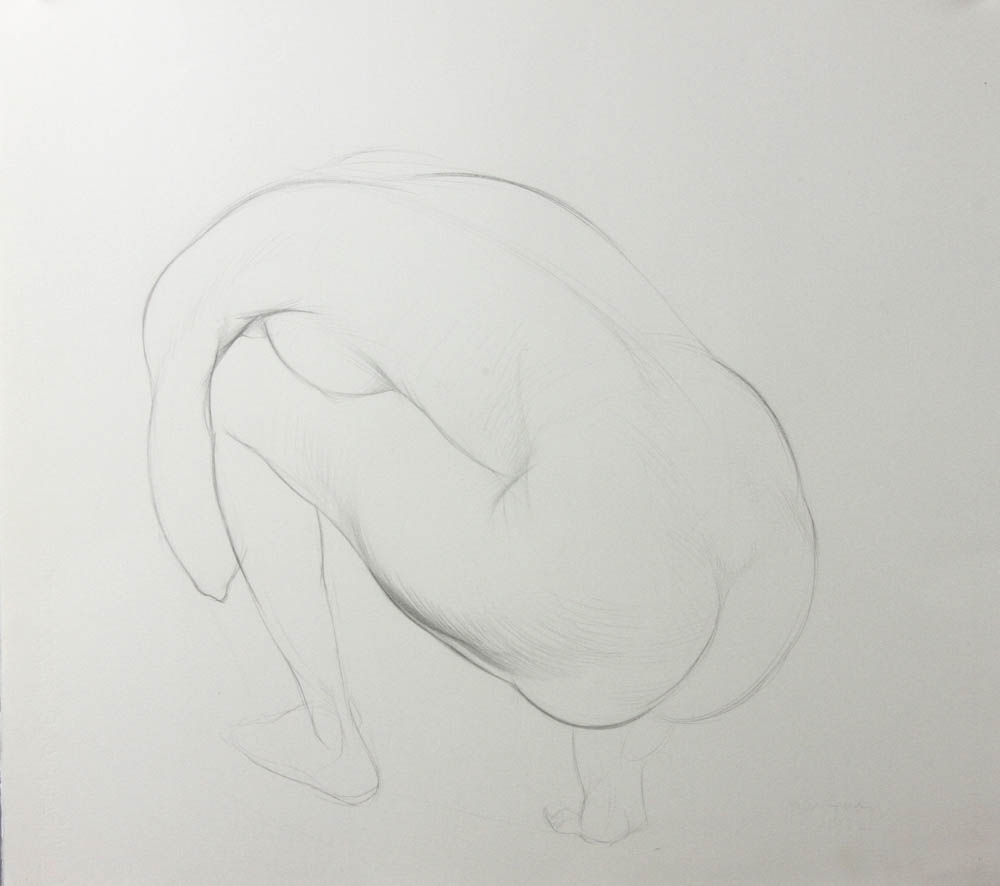 Artwork by Philip Grausman, Nude, Made of Pencil on paper