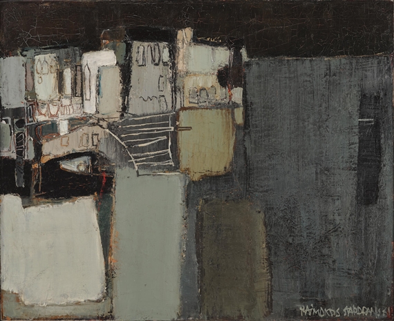 Untitled (Village) by Raimonds Staprans, 1961