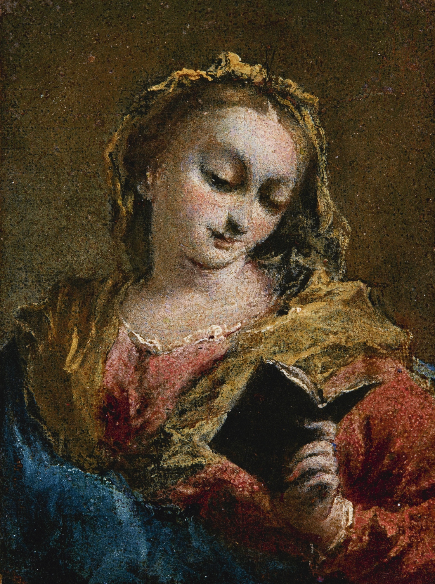 Artwork by Francesco Guardi, THE MADONNA ANNUNCIATE, Made of oil on paper