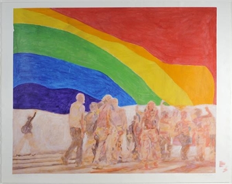 Under a Colourfull Ceiling (Study) - Bruno Pacheco