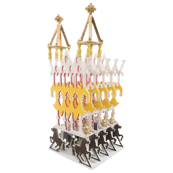 Horse catedral by Pedro Friedeberg, 1967