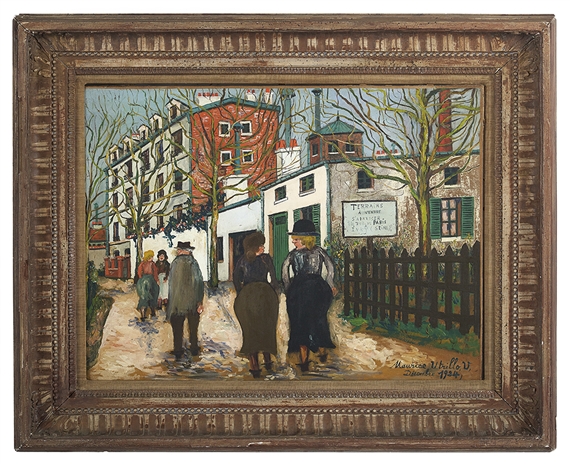 "Rue a Ivry" by Maurice Utrillo, 1924