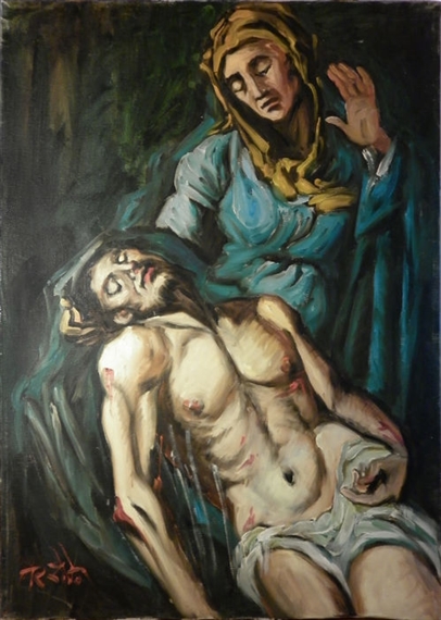 Pietà by Rodolfo Zito, 1980
