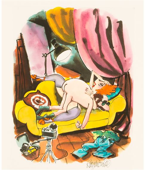 I'll Say One Thing For You Morton - You're The Only Man I KnowWho Can Complete The Whole Action at F6 in 0.5 Seconds WithoutMoving! Playboy cartoon by Roy Stuart Raymonde, February 1982